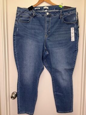 Ava & Viv High Rise Skinny Jeans Size 26 Plus Stretch Denim